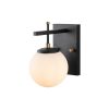 Modern Black Wall Lamp, MDF Body, 60 x 12 x 33 cm, E27 Socket (Max 40W), IP20, Pluggable, Laser-Cut Design, Stylish & Functional Lighting for Any Space