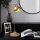 Modern Black Wall Lamp, MDF Body, 60 x 12 x 33 cm, E27 Socket (Max 40W), IP20, Pluggable, Laser-Cut Design, Stylish & Functional Lighting for Any Space