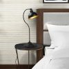 Modern Black Wall Lamp, MDF Body, 60 x 12 x 33 cm, E27 Socket (Max 40W), IP20, Pluggable, Laser-Cut Design, Stylish & Functional Lighting for Any Space