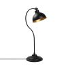 Modern Black Wall Lamp, MDF Body, 60 x 12 x 33 cm, E27 Socket (Max 40W), IP20, Pluggable, Laser-Cut Design, Stylish & Functional Lighting for Any Space