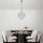 Industrial Chandelier with Metal Body, Black & Antique Finish, 51 x 51 x 113 cm | E27 Socket, Max 40W | Stylish Lighting for Modern Homes, Dining Rooms & Offices, Durable & Elegant Design