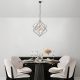 Industrial Chandelier with Metal Body, Black & Antique Finish, 51 x 51 x 113 cm | E27 Socket, Max 40W | Stylish Lighting for Modern Homes, Dining Rooms & Offices, Durable & Elegant Design