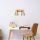 Modern Black Wall Lamp, MDF Body, 60 x 12 x 33 cm, E27 Socket (Max 40W), IP20, Pluggable, Laser-Cut Design, Stylish & Functional Lighting for Any Space