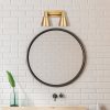 Modern Black Wall Lamp, MDF Body, 60 x 12 x 33 cm, E27 Socket (Max 40W), IP20, Pluggable, Laser-Cut Design, Stylish & Functional Lighting for Any Space