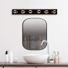Modern Black Wall Lamp, MDF Body, 60 x 12 x 33 cm, E27 Socket (Max 40W), IP20, Pluggable, Laser-Cut Design, Stylish & Functional Lighting for Any Space