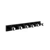 Modern Black Wall Lamp, MDF Body, 60 x 12 x 33 cm, E27 Socket (Max 40W), IP20, Pluggable, Laser-Cut Design, Stylish & Functional Lighting for Any Space