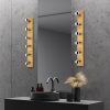 Modern Black Wall Lamp, MDF Body, 60 x 12 x 33 cm, E27 Socket (Max 40W), IP20, Pluggable, Laser-Cut Design, Stylish & Functional Lighting for Any Space