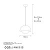 Modern Black Wall Lamp, MDF Body, 60 x 12 x 33 cm, E27 Socket (Max 40W), IP20, Pluggable, Laser-Cut Design, Stylish & Functional Lighting for Any Space