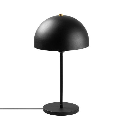 Modern industrial table lamp, black and antique, 28 x 28 x 50 cm | Metal housing, 200 cm cable, E14 socket (max. 40W) | Stylish lighting for home and office use, perfect for Scandinavian decor