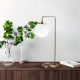 Modern Black Wall Lamp, MDF Body, 60 x 12 x 33 cm, E27 Socket (Max 40W), IP20, Pluggable, Laser-Cut Design, Stylish & Functional Lighting for Any Space