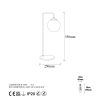 Modern Black Wall Lamp, MDF Body, 60 x 12 x 33 cm, E27 Socket (Max 40W), IP20, Pluggable, Laser-Cut Design, Stylish & Functional Lighting for Any Space