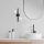 Modern Wall Lamp, Black & White, 40 x 12 x 26 cm | Durable Metal Body, Glass Cap, IP20, Socket Type: 2 x G9 Max 10W | Stylish Industrial & Scandinavian Design for Home & Office Lighting