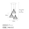 Modern Black Wall Lamp, MDF Body, 60 x 12 x 33 cm, E27 Socket (Max 40W), IP20, Pluggable, Laser-Cut Design, Stylish & Functional Lighting for Any Space