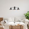 Modern Black Wall Lamp, MDF Body, 60 x 12 x 33 cm, E27 Socket (Max 40W), IP20, Pluggable, Laser-Cut Design, Stylish & Functional Lighting for Any Space