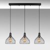 Modern Black Wall Lamp, MDF Body, 60 x 12 x 33 cm, E27 Socket (Max 40W), IP20, Pluggable, Laser-Cut Design, Stylish & Functional Lighting for Any Space