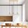 Modern Black Wall Lamp, MDF Body, 60 x 12 x 33 cm, E27 Socket (Max 40W), IP20, Pluggable, Laser-Cut Design, Stylish & Functional Lighting for Any Space