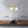 Elegant Gold Wall Lamp, Metal Body with Glass Cap, 37 x 21 x 27 cm | IP20, 2 x E14 Max 40W | Perfect for Modern, Glam, Scandinavian & Country Decor | Stylish Lighting for Home & Office