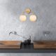 Modern Black Wall Lamp, MDF Body, 60 x 12 x 33 cm, E27 Socket (Max 40W), IP20, Pluggable, Laser-Cut Design, Stylish & Functional Lighting for Any Space
