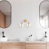 Modern Black Wall Lamp, MDF Body, 60 x 12 x 33 cm, E27 Socket (Max 40W), IP20, Pluggable, Laser-Cut Design, Stylish & Functional Lighting for Any Space