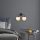 Stylish Wall Lamp with Metal Body & Glass Cap, 37 x 21 x 27 cm | Antique Cream & Black Finish | IP20, 2 x E14 Max 40W | Perfect for Modern, Industrial, Scandinavian & Country Decor