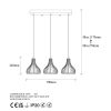 Modern Black Wall Lamp, MDF Body, 60 x 12 x 33 cm, E27 Socket (Max 40W), IP20, Pluggable, Laser-Cut Design, Stylish & Functional Lighting for Any Space