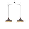 Modern Black Wall Lamp, MDF Body, 60 x 12 x 33 cm, E27 Socket (Max 40W), IP20, Pluggable, Laser-Cut Design, Stylish & Functional Lighting for Any Space