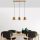 Modern Black Wall Lamp, MDF Body, 60 x 12 x 33 cm, E27 Socket (Max 40W), IP20, Pluggable, Laser-Cut Design, Stylish & Functional Lighting for Any Space