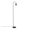 Modern Black Wall Lamp, MDF Body, 60 x 12 x 33 cm, E27 Socket (Max 40W), IP20, Pluggable, Laser-Cut Design, Stylish & Functional Lighting for Any Space
