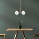 Modern Black Wall Lamp, MDF Body, 60 x 12 x 33 cm, E27 Socket (Max 40W), IP20, Pluggable, Laser-Cut Design, Stylish & Functional Lighting for Any Space