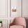 Elegant Gold Wall Lamp, Metal Body with Glass Cap, 31 x 15 x 28 cm | IP20, 2 x E27 Max 40W | Perfect for Glam & Scandinavian Decor, Stylish Lighting for Living Room & Bedroom Spaces