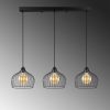Modern Black Wall Lamp, MDF Body, 60 x 12 x 33 cm, E27 Socket (Max 40W), IP20, Pluggable, Laser-Cut Design, Stylish & Functional Lighting for Any Space