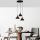 Modern Black Wall Lamp, MDF Body, 60 x 12 x 33 cm, E27 Socket (Max 40W), IP20, Pluggable, Laser-Cut Design, Stylish & Functional Lighting for Any Space