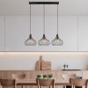 Modern Black Wall Lamp, MDF Body, 60 x 12 x 33 cm, E27 Socket (Max 40W), IP20, Pluggable, Laser-Cut Design, Stylish & Functional Lighting for Any Space