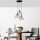 Industrial Chandelier with Metal Body, Black & Antique Finish, 47 x 47 x 120 cm | Adjustable Height, 3 x E27 Socket (Max 40W), IP20 | Perfect for Modern Home & Office Décor, Stylish & Functional Lighting