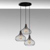 Modern Black Wall Lamp, MDF Body, 60 x 12 x 33 cm, E27 Socket (Max 40W), IP20, Pluggable, Laser-Cut Design, Stylish & Functional Lighting for Any Space