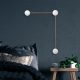 Stylish Wall Lamp with Metal Body & Glass Cap, Vintage Copper Finish, 60 x 16 x 78 cm | IP20, 3 x G9 Socket (Bulb Not Included) | Perfect for Modern Scandinavian Home Decor & Ambiance