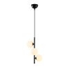 Modern Black Wall Lamp, MDF Body, 60 x 12 x 33 cm, E27 Socket (Max 40W), IP20, Pluggable, Laser-Cut Design, Stylish & Functional Lighting for Any Space