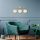 Modern Gold Wall Lamp, Metal Body with Glass Cap, 56 x 21 x 27 cm | IP20, 3 x E14 Max 40W | Elegant Scandinavian Design for Glamorous Home Decor & Ambient Lighting