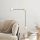 Modern Black Wall Lamp, MDF Body, 60 x 12 x 33 cm, E27 Socket (Max 40W), IP20, Pluggable, Laser-Cut Design, Stylish & Functional Lighting for Any Space