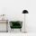 Modern Floor Lamp with Metal Body, Gold Finish, 40 x 40 x 154 cm | Stylish 40 cm Cap, 200 cm Cable, E27 Socket (Max 40W) | Perfect for Scandinavian & Hotel Decor, Elegant Lighting Solution