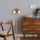 Elegant Floor Lamp with Metal Body, Gold Finish, 40 x 40 x 154 cm | 40 cm Diameter Cap, 200 cm Cable | Perfect for Modern, Glam, and Scandinavian Decor | E27 Socket, Max 40W, IP20 Rated