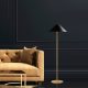 Modern Black Wall Lamp, MDF Body, 60 x 12 x 33 cm, E27 Socket (Max 40W), IP20, Pluggable, Laser-Cut Design, Stylish & Functional Lighting for Any Space