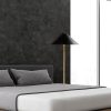 Modern Black Wall Lamp, MDF Body, 60 x 12 x 33 cm, E27 Socket (Max 40W), IP20, Pluggable, Laser-Cut Design, Stylish & Functional Lighting for Any Space