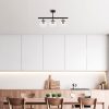 Modern Black Wall Lamp, MDF Body, 60 x 12 x 33 cm, E27 Socket (Max 40W), IP20, Pluggable, Laser-Cut Design, Stylish & Functional Lighting for Any Space