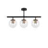 Modern Black Wall Lamp, MDF Body, 60 x 12 x 33 cm, E27 Socket (Max 40W), IP20, Pluggable, Laser-Cut Design, Stylish & Functional Lighting for Any Space