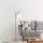 Elegant Floor Lamp with Metal Body & Glass Cap, Gold Finish, 31 x 45 x 152 cm | E14 Socket, Max 40W, 200 cm Cable | Perfect for Modern Glam & Scandinavian Decor, Stylish Lighting Solution