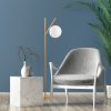 Modern Black Wall Lamp, MDF Body, 60 x 12 x 33 cm, E27 Socket (Max 40W), IP20, Pluggable, Laser-Cut Design, Stylish & Functional Lighting for Any Space