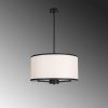 Modern Black Wall Lamp, MDF Body, 60 x 12 x 33 cm, E27 Socket (Max 40W), IP20, Pluggable, Laser-Cut Design, Stylish & Functional Lighting for Any Space