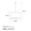 Modern Black Wall Lamp, MDF Body, 60 x 12 x 33 cm, E27 Socket (Max 40W), IP20, Pluggable, Laser-Cut Design, Stylish & Functional Lighting for Any Space