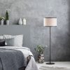 Modern Black Wall Lamp, MDF Body, 60 x 12 x 33 cm, E27 Socket (Max 40W), IP20, Pluggable, Laser-Cut Design, Stylish & Functional Lighting for Any Space